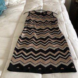 Vince Camuto sparking party dress.